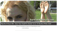 Desktop Screenshot of barefootwhitegirls.com